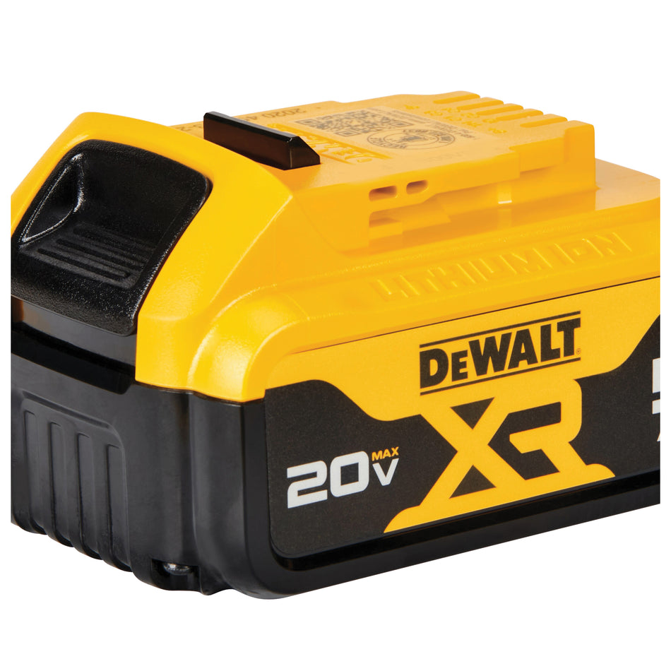 DeWALT® GUARANTEED TOUGH® DCB205 Battery, 20 VDC, 5 Ah Battery Capacity, Lithium-Ion Battery Chemistry, 1-Battery