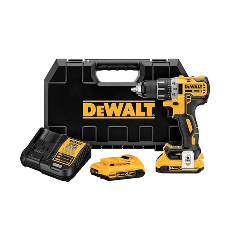 DeWALT® XR® DCD791D2 Brushless Compact Drill Driver Kit, Tool/Kit: Kit, 1/2 in Chuck, Ratcheting Chuck, 20 V