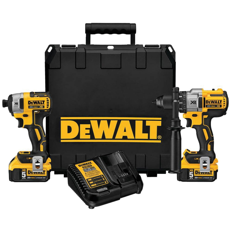 DeWALT® GUARANTEED TOUGH® XR® DCK299P2 Brushless Cordless Combination Kit, 20 V, 2-Tool, 2-Battery