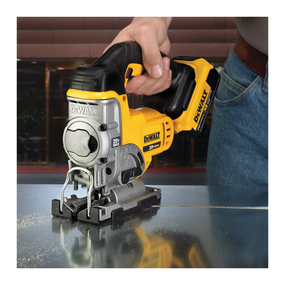 DeWALT® DCS331B Jig Saw, Tool/Kit: Tool, 1 in L Stroke, Orbital Stroke, 20 VDC, 0 to 3000 spm Speed, 11-1/4 in OAL