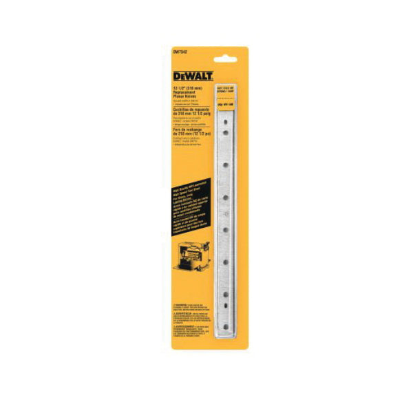 DeWALT® DW7342 Planer Blade, 12-1/2 in L, HSS, Cut Materials: Wood