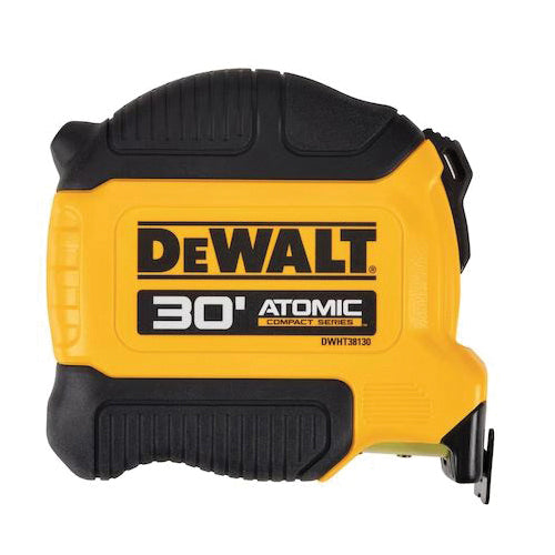 DeWALT® Atomic Compact Series DWHT38130S Tape Measure, 30 ft L Blade