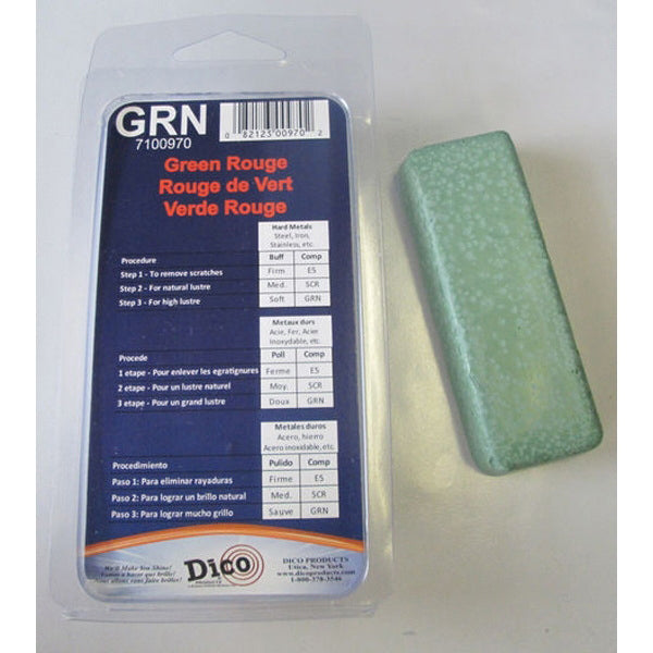 Dico® GRN-S Small Buffing Compound, Emerald Green, Clamp Shell