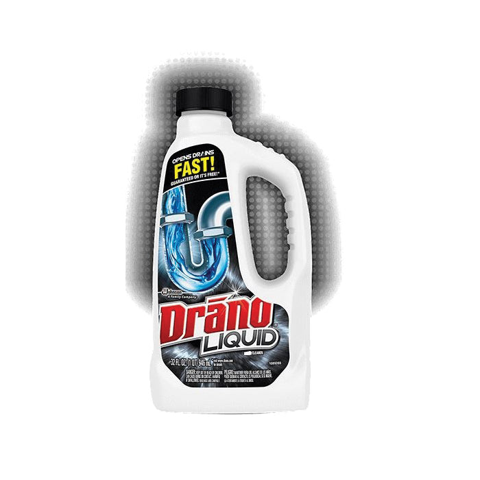 Drano® 00116 Drain Cleaner, 32 oz, Bottle, Liquid