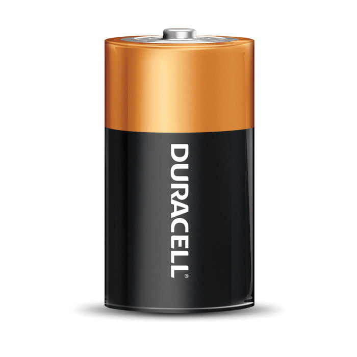 DURACELL® MN1300R4Z Battery, Alkaline, D, 15 Ah, 1.5 V Nominal, Non-Rechargeable