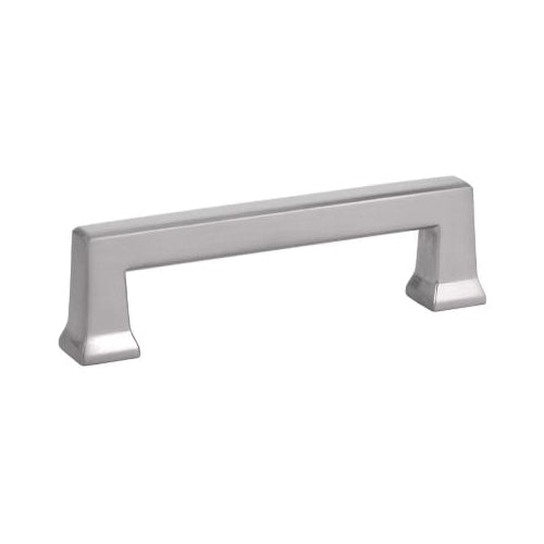 EMTEK® ART DECO Series 86424US15 Alexander Cabinet Pull, 4-1/8 in L Handle, 1-1/8 in Projection, Satin Nickel