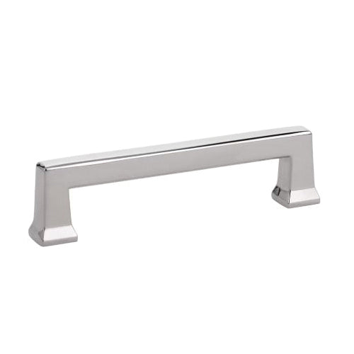 EMTEK® ART DECO Series 86425US14 Alexander Cabinet Pull, 4-5/8 in L Handle, 1-1/8 in Projection, Polished Nickel