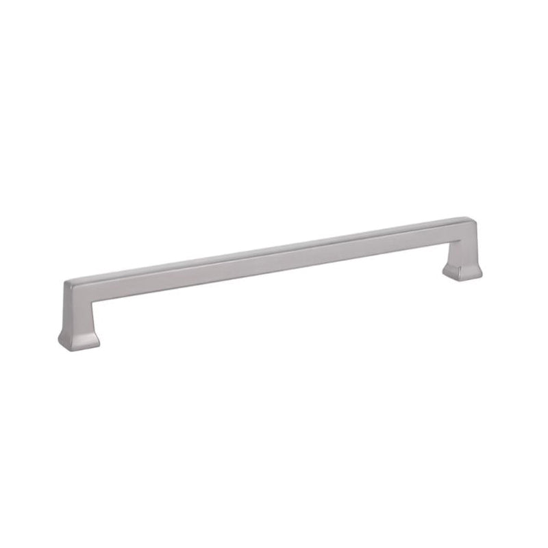 EMTEK® ART DECO Series 86427US15 Alexander Cabinet Pull, 8-5/8 in L Handle, 1-1/8 in Projection, Satin Nickel