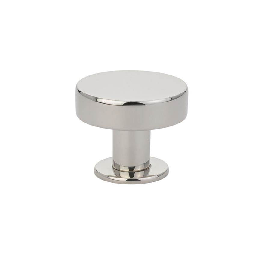 EMTEK® 86321US14 Cadet Cabinet Knob, 1-1/8 in Projection, Polished Nickel