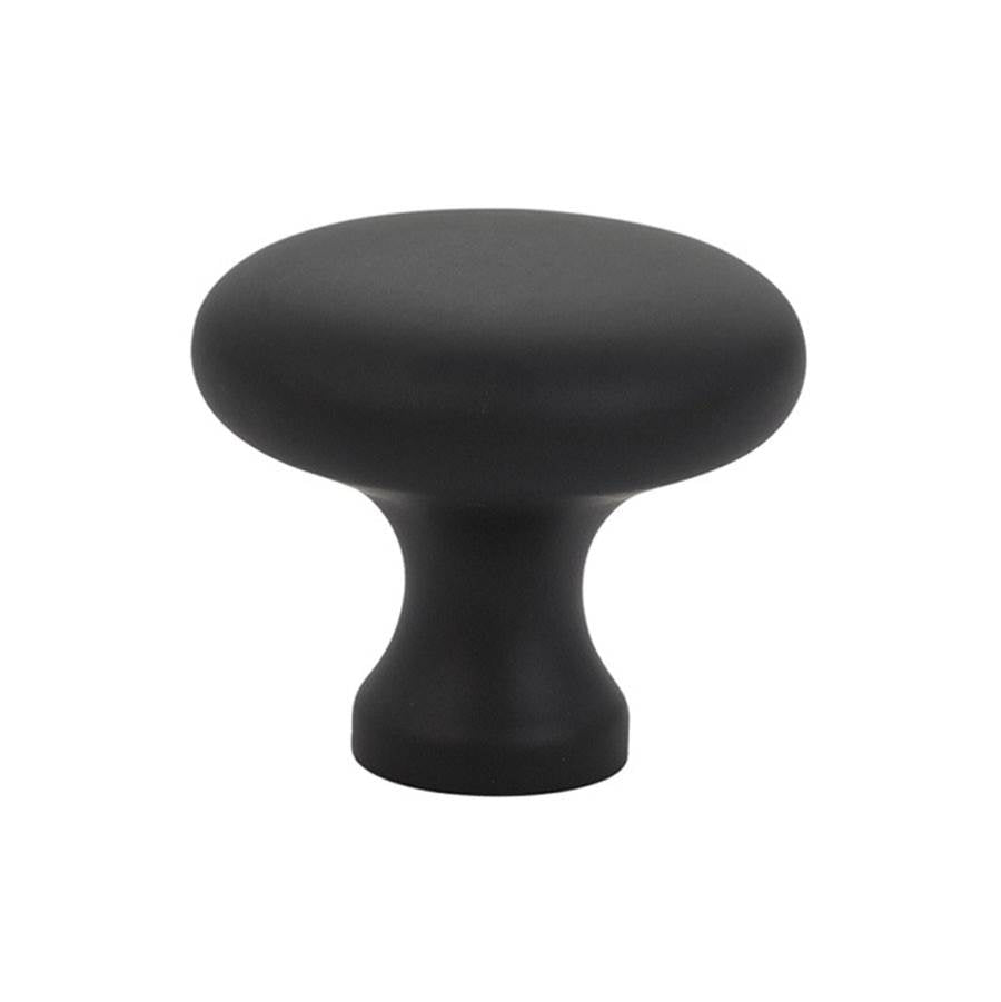 EMTEK® 86014US19 Providence Cabinet Knob, 1-1/8 in Projection, Flat Black