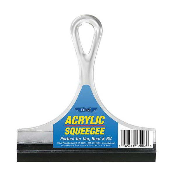 ETTORE® 17006 Acrylic Squeegee, 6 in W Blade, Plastic Handle