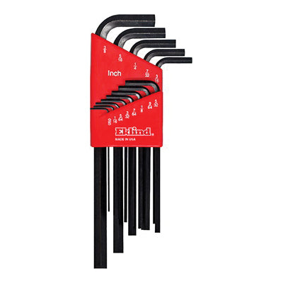 Eklind® 10213 Hex-Key Set With Holder, System of Measurement: Imperial, Alloy Steel, Black Oxide, 13 -Piece