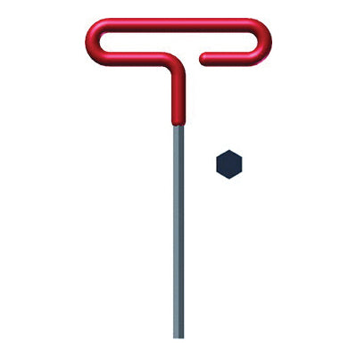 Eklind® 51606 T-Handle Hex-Key, System of Measurement: Imperial, T Key, 3/32 in Tip, Alloy Steel Key