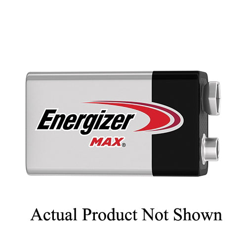 Energizer® MAX® 522BP-4H Battery, Alkaline, 595 mAh, 9 V Nominal