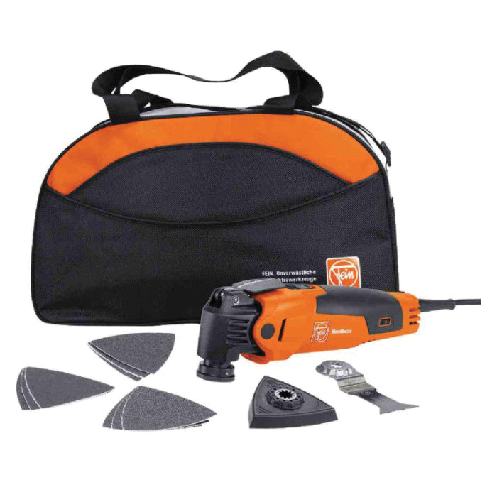 FEIN 72295264090 Oscillating Multi-Tool Kit, Tool/Kit: Kit, 10000 to 19500 opm OPM, 120 VAC