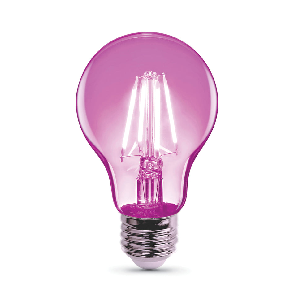 FEIT Electric A19/TP/LED LED Bulb, 4.5 W, Arbitrary, Medium, Purple, 200 Lumens