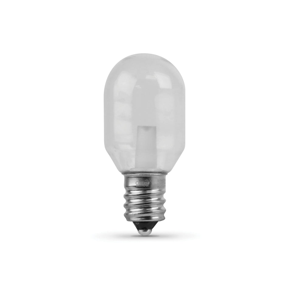 FEIT Electric BPS14/SU/LED LED Bulb, 1.5 W, Straight Sided, Medium, Clear, 3000 K, 80 Lumens