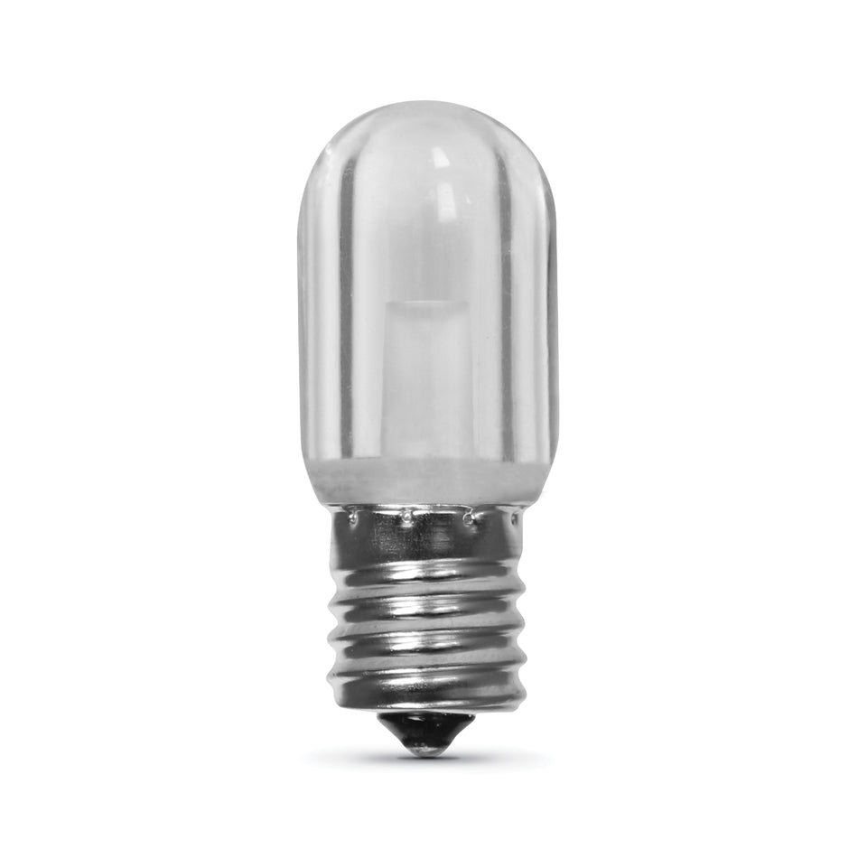 FEIT Electric BP20T61/2/SU/LED LED Bulb, 2 W, Tubular, Intermediate, Clear, 3000 K, 160 Lumens