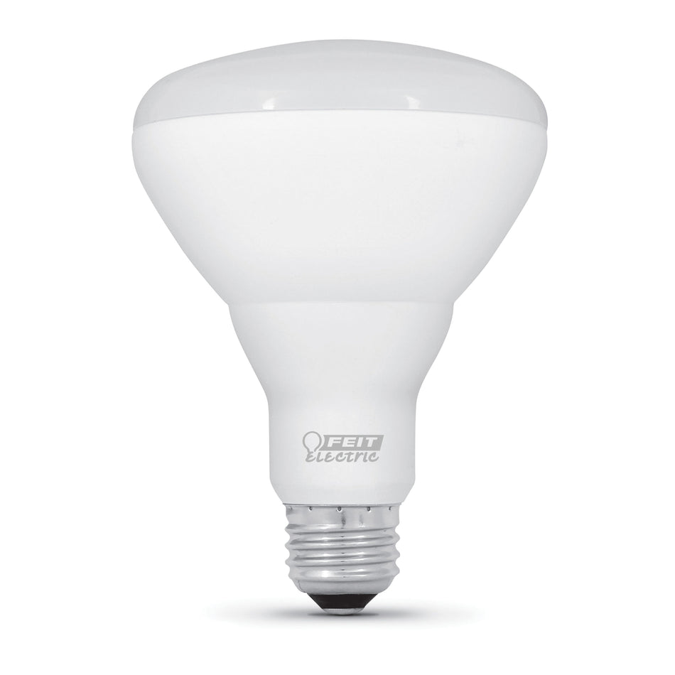 FEIT Electric BR30DM/927CA/6 LED Bulb, 7.2 W, Bulged Reflector, Medium, White, 2700 K, 650 Lumens, 110 deg Beam