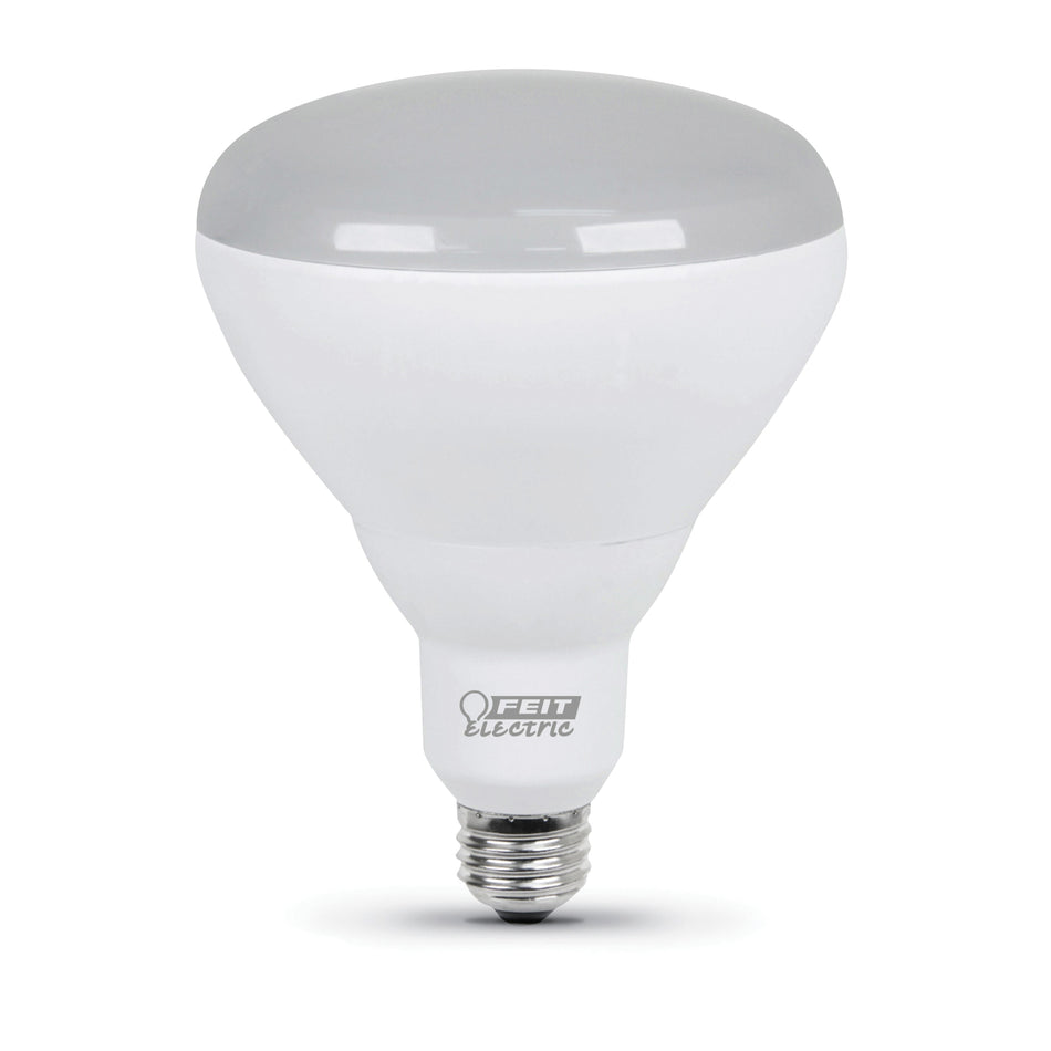 FEIT Electric BR40DM/927CA LED Bulb, 9.4 W, Bulged Reflector, Medium, White, 2700 K, 850 Lumens, 110 deg Beam