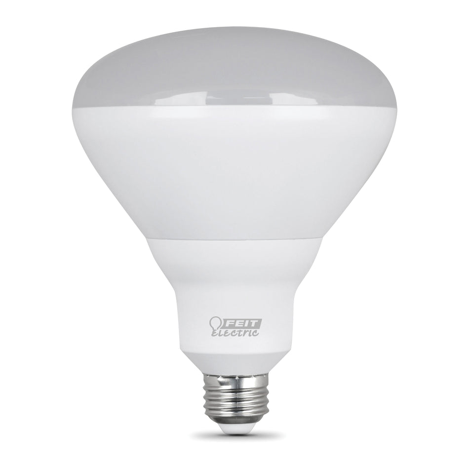 FEIT Electric BR40DMHO/927CA LED Bulb, 15.5 W, Bulged Reflector, Medium, Frosted, 2700 K, 1400 Lumens, 120 deg Beam