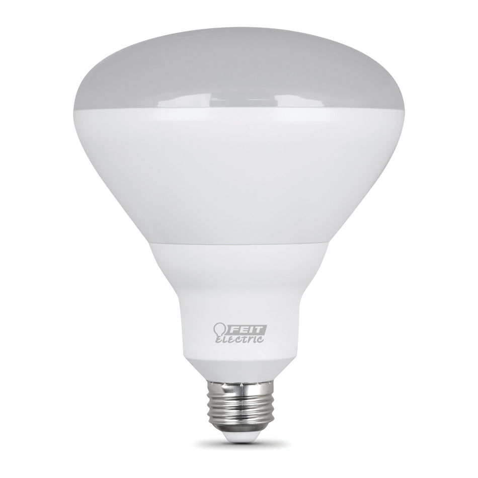 FEIT Electric BR40DM/927CA/2 LED Bulb, 9.4 W, Bulged Reflector, Medium, Frosted, 2700 K, 850 Lumens, 110 deg Beam