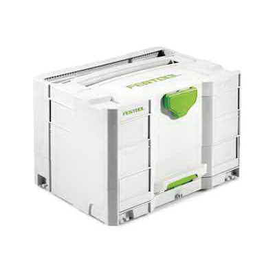 FESTOOL 200117 SYS-Combi Systainer With Adjustable Leg, 11-1/2 in W, 10-1/2 in H, 2 -Compartment, 1 -Drawer