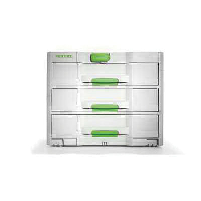 FESTOOL 200119 Sortainer, 11-1/2 in W, 12-1/2 in H, 3 -Drawer