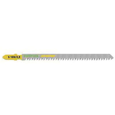 FESTOOL 204262 Jig Saw Blade, 4-1/8 in L, Straight Cut, 9 TPI TPI, Cut Materials: Wood