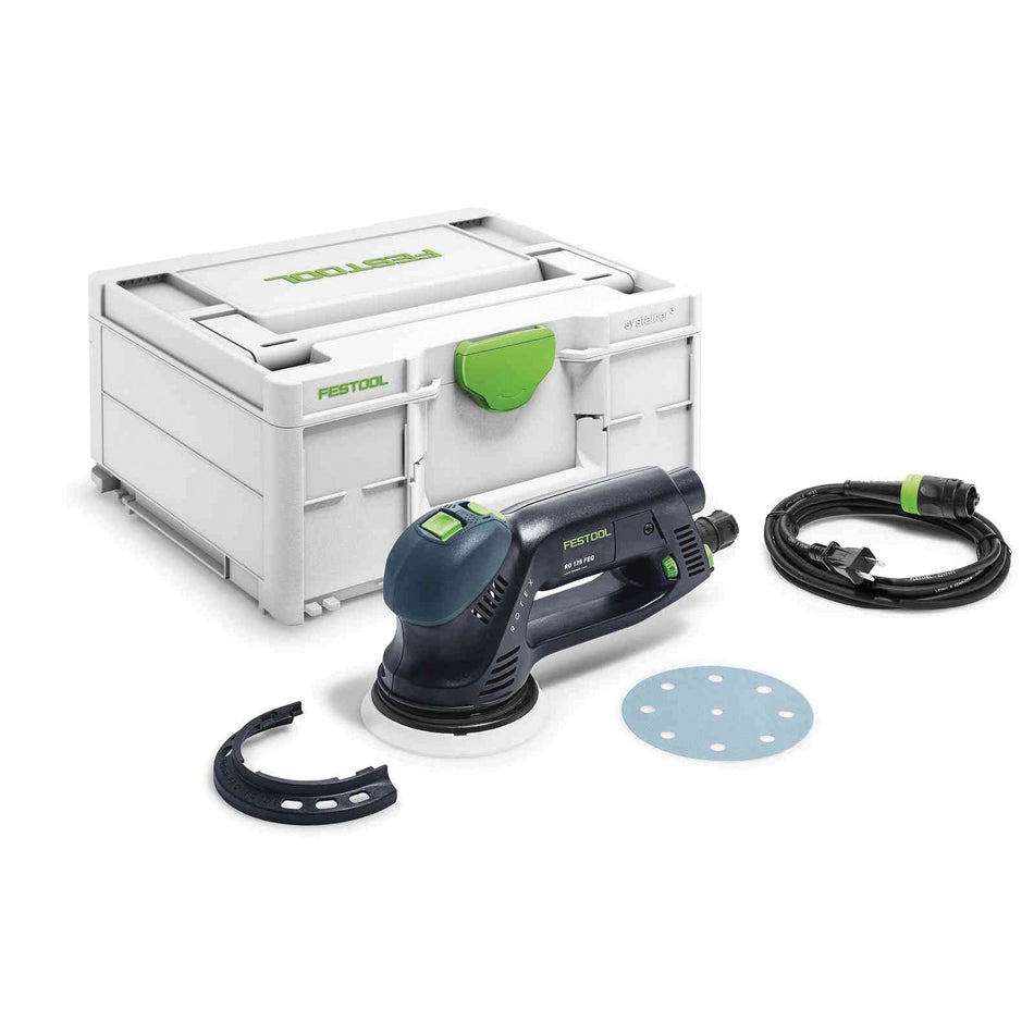 FESTOOL 576032 Multi-Mode Sander, Tool/Kit: Kit, 5 in Pad, 500 W, 3000 to 6000 rpm Speed