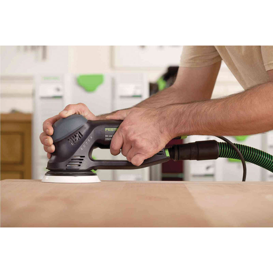 FESTOOL 576032 Multi-Mode Sander, Tool/Kit: Kit, 5 in Pad, 500 W, 3000 to 6000 rpm Speed