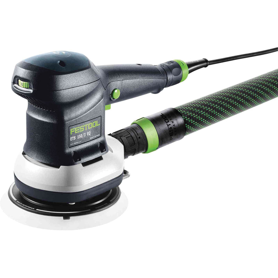 FESTOOL 576079 Random Orbital Sander, Tool/Kit: Kit, 6 in Pad, 310 W, 6000 to 10500 rpm Speed