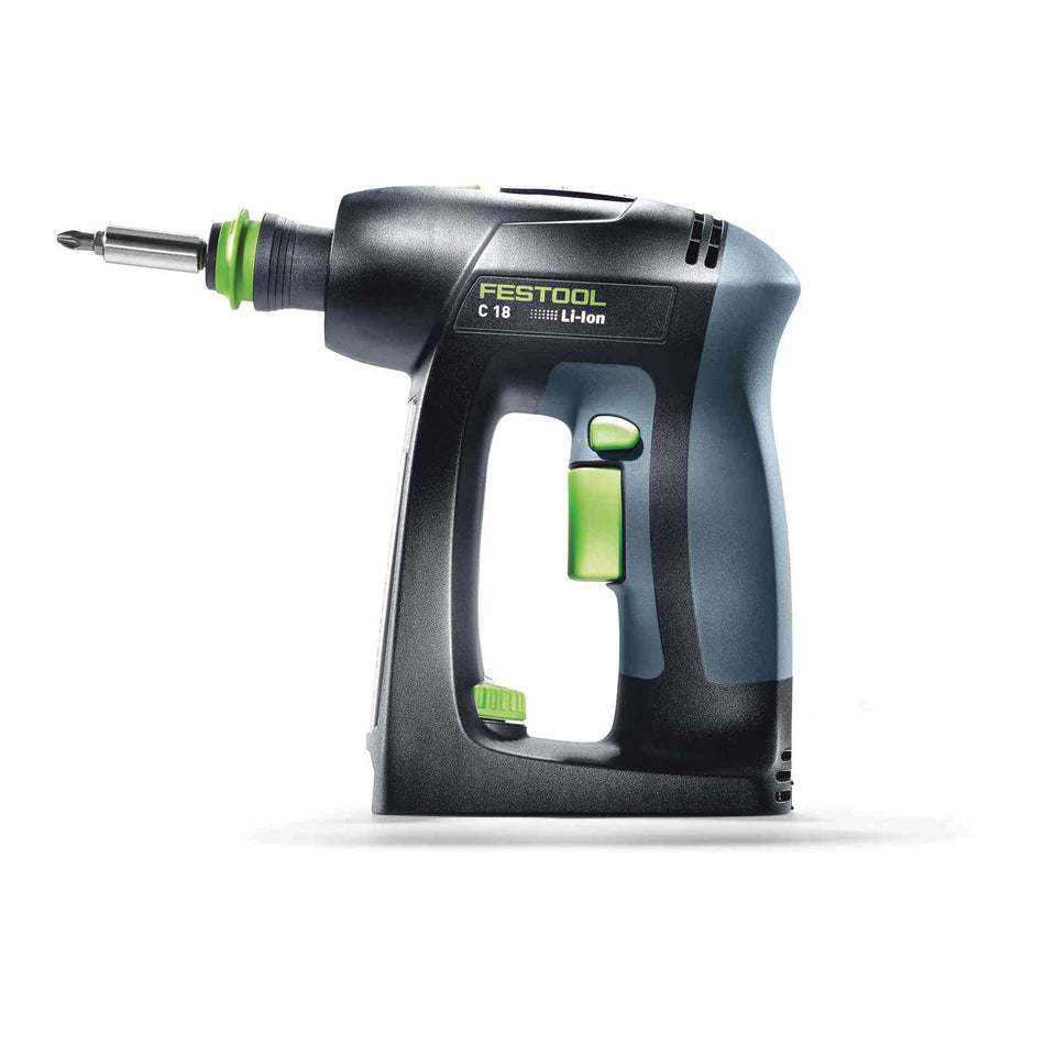 FESTOOL 576439 Cordless Drill, Tool/Kit: Tool, 239 in-lb, 398.3 in-lb, 1/16 to 1/2 in Chuck, Keyless Chuck, 18 V