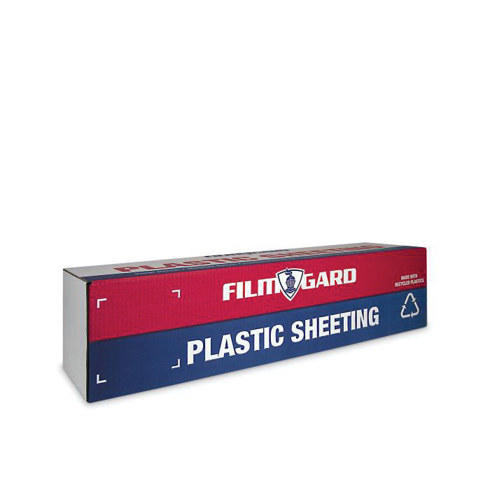 FILM-GARD® 625922 Polyethylene Construction Sheeting, 4 mil Thick, 10 ft W, 100 ft L, Clear