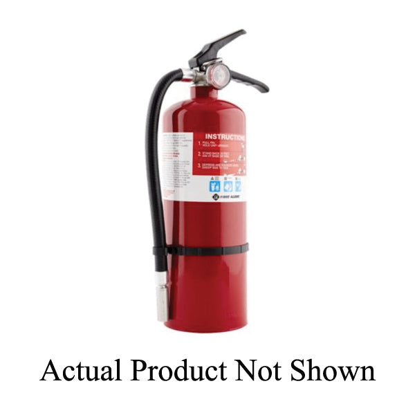 FIRST ALERT HOME2 Compliance Fire Extinguisher, 5 lb Capacity, Monoammonium Phosphate Extinguish Agent, Wall Mounting