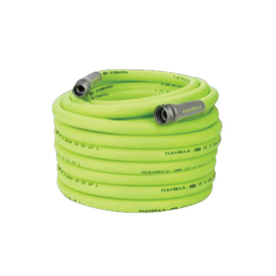 FLEXZILLA® HFZG510YWS Garden Hose, 10 ft L, 150 psi, Polymer Tube, Green