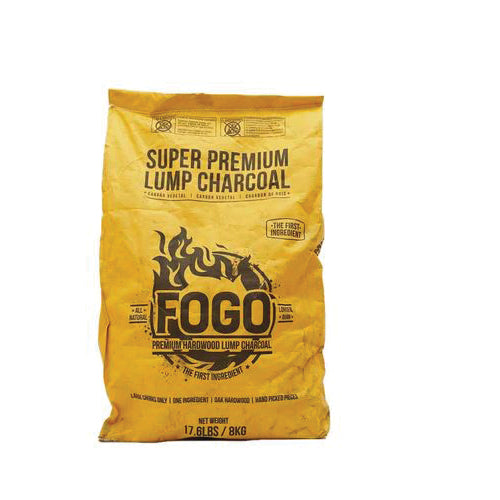 FOGO FP17 Super Premium Lump Charcoal, Inga Wood, 17.6 lb, Bag