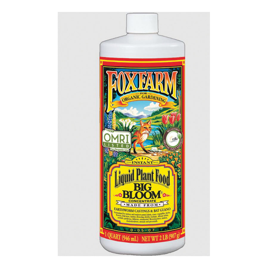 FOXFARM® Big Bloom® FBBQ Plant Food, Liquid, Dark Brown, 1 qt