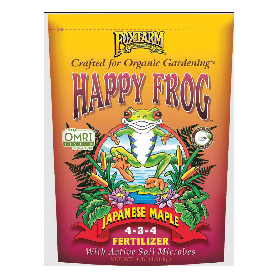 FOXFARM® Happy Frog® FFJM Japanese Maple Fertilizer, Granular Pellet, 4 lb