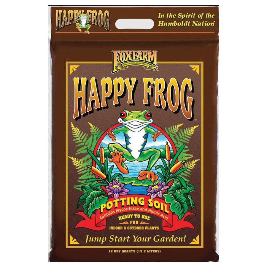 FOXFARM® Happy Frog® HF12Q Potting Soil, Brown/Earthy, 12 qt