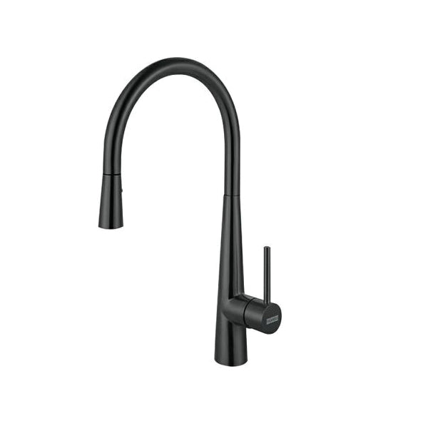 FRANKE FF3425BSS, Steel Collection, Pull-Down, Kitchen Sink Faucet, Black Stainless