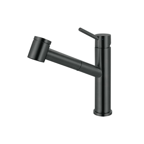 FRANKE FFPS3425BSS, Steel Collection, Pull-Out, Kitchen Sink Faucet, Black Stainless