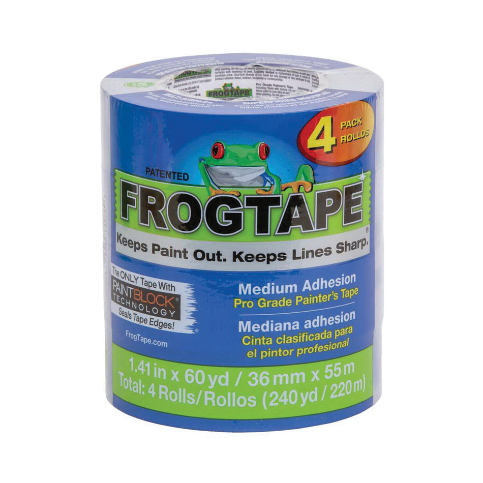 FROGTAPE® 104956 Pro Grade Painter's Tape, 1.41 in W, 60 yd L, Blue