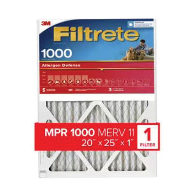 Filtrete™ 9803-4 Allergen Defense Air Filter, 20 in W, 25 in H, 11 MERV