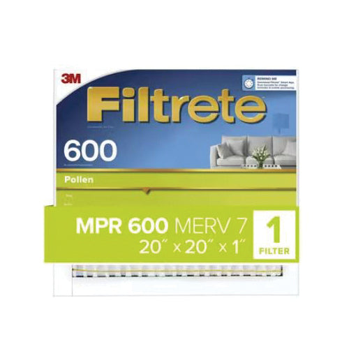 Filtrete™ 9832-4 Pollen Air Filter, 20 in W, 20 in H, 7 MERV