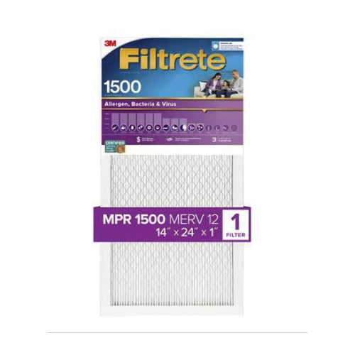 Filtrete™ UP23-4 Ultra Pure Air Filter, 14 in W, 24 in H, 12 MERV