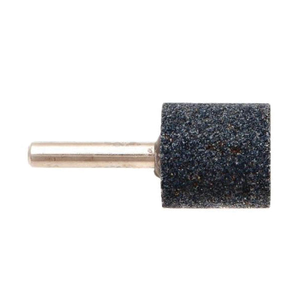 Forney® 60036 Mounted Point, Cylindrical Point, 1 in Dia, 1/4 in Dia Shank, 60 Grit, Aluminum Oxide Abrasive