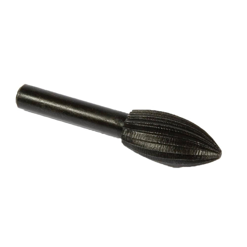 Forney® 60071 Rotary File With Rounded End, 1/2 in Dia Bit, 1/4 in Dia Shank, 1 in OAL