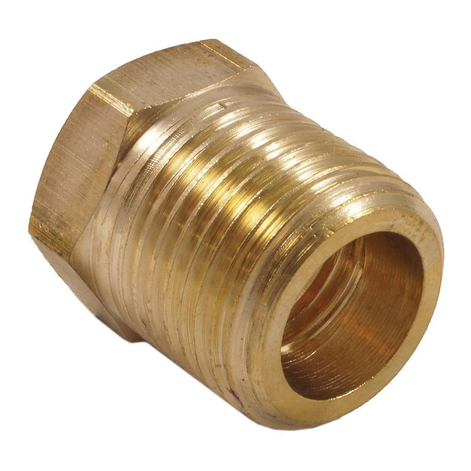 Forney® 75535 Reducer Bushing, 1/4 in FNPT x 3/8 in MNPT, Brass