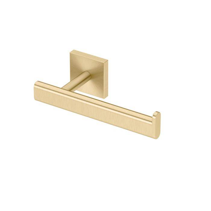 GATCO 4063 Toilet Tissue Holder, Brushed Brass